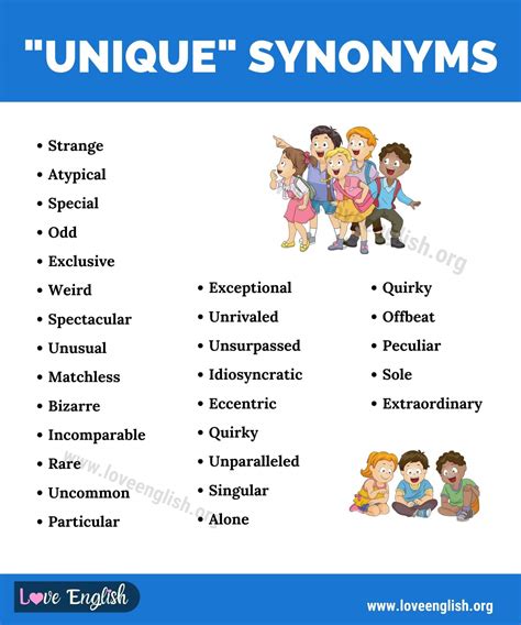 unique synonym|synonymes de unique.